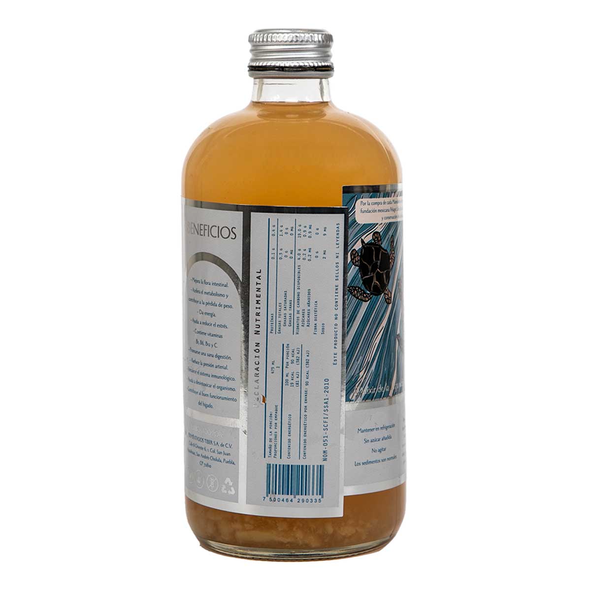 Kombucha Fresa- Kiwi, Mandolin 475ml.
