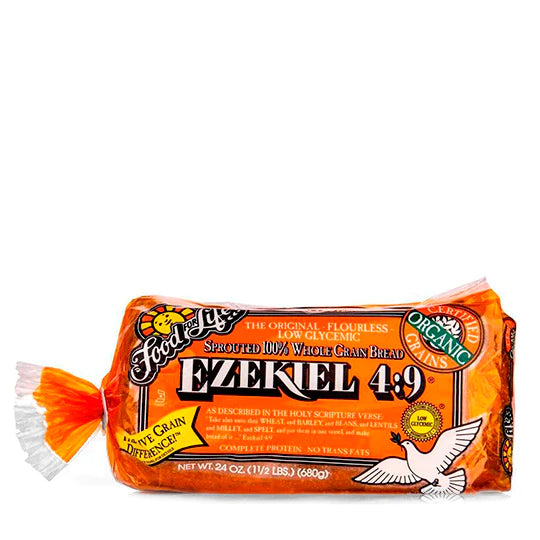 Pan de cereales germinados orgánicos sin conservadores Original, Ezekiel.