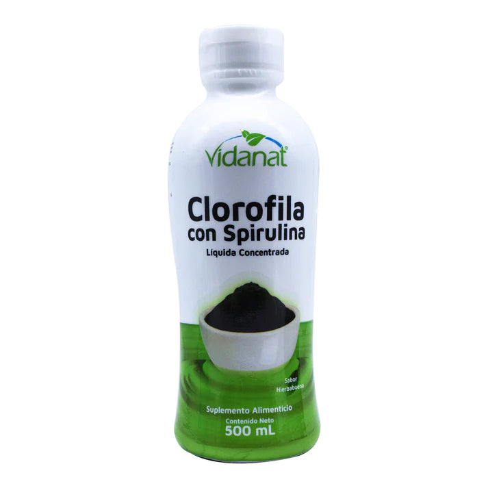 Clorofila Líquida Concentrada Con Spirulina