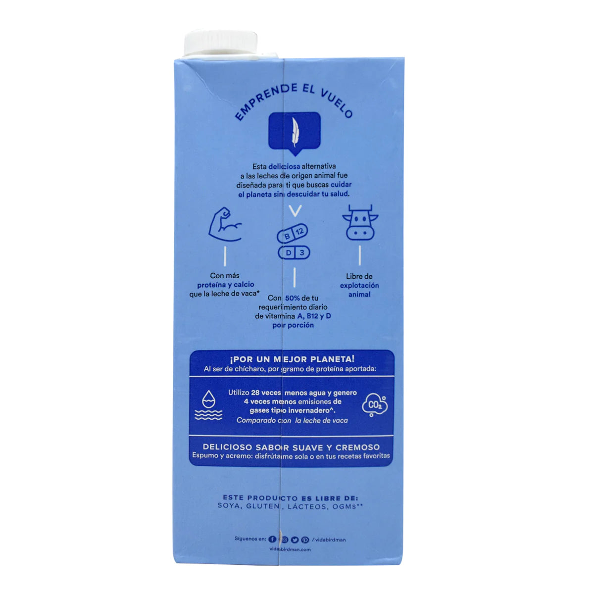 Bebida vegetal entera, falcon 946ml tipo leche.