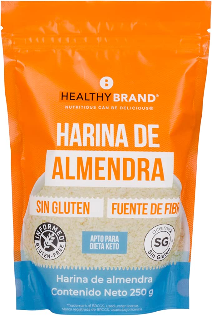 Harina de almendra sin gluten, 250g.