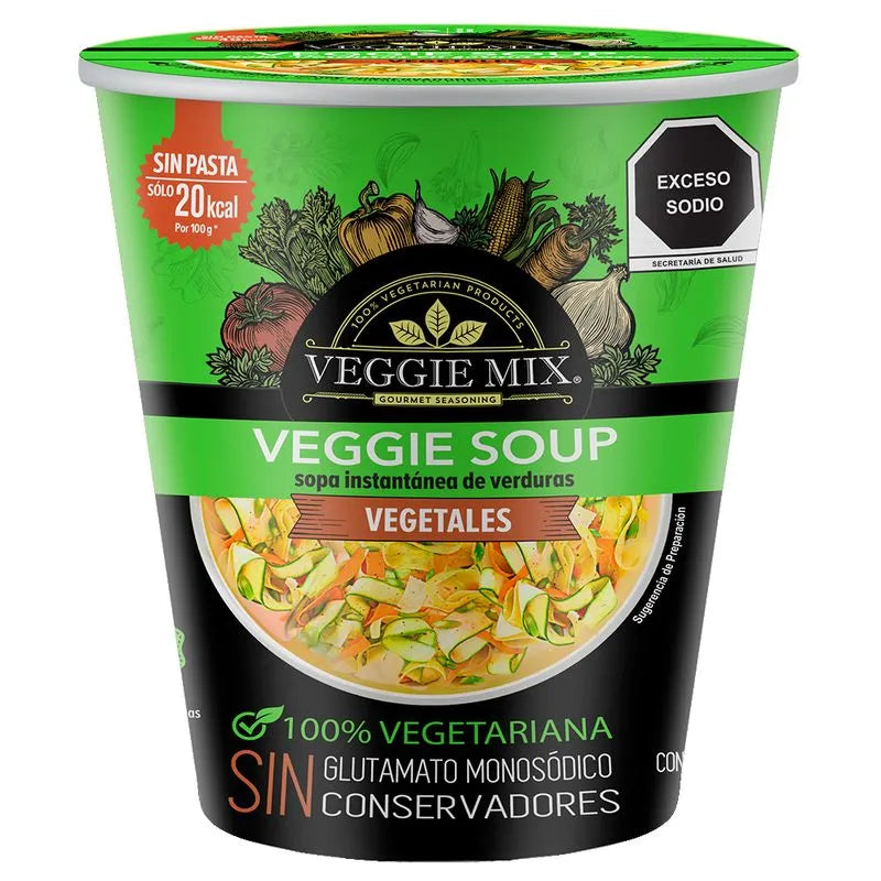 Sopa de verdura Instantánea, sin glutamato.
