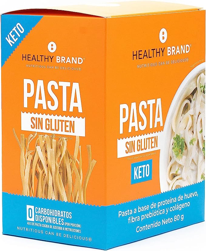 Pasta Baja En Carbohidratos, Healthy Brand.