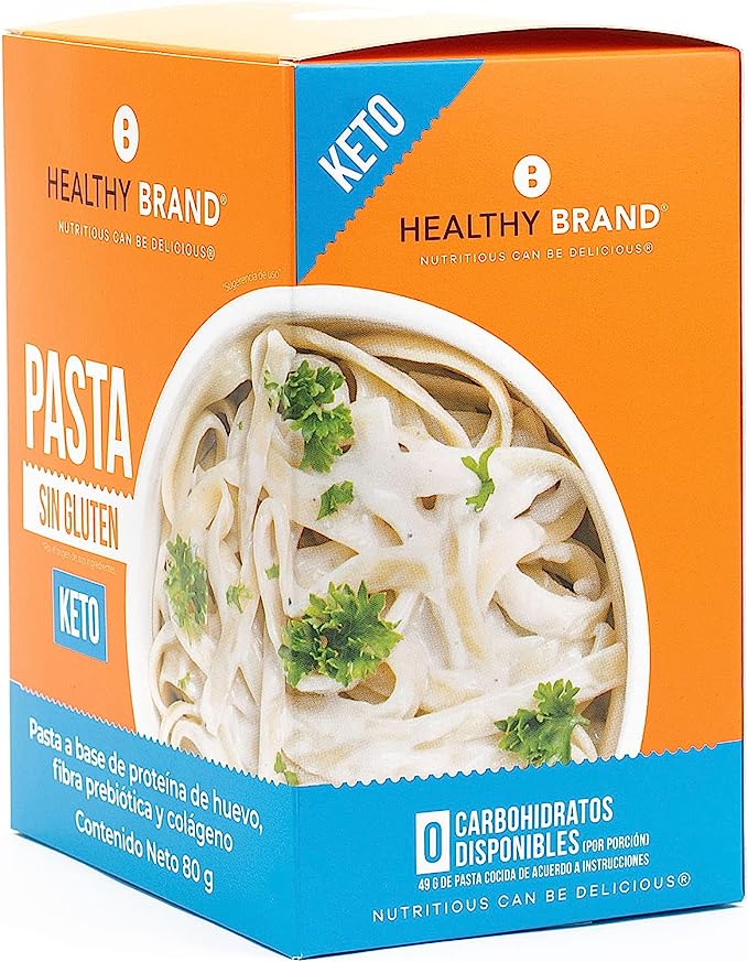 Pasta Baja En Carbohidratos, Healthy Brand.