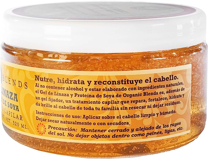 Gel de linaza, libre de químicos 520ml.