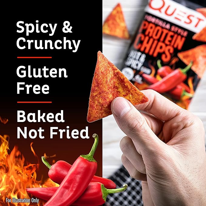 Chips de proteína sabor chilito picosito, 32g Quest