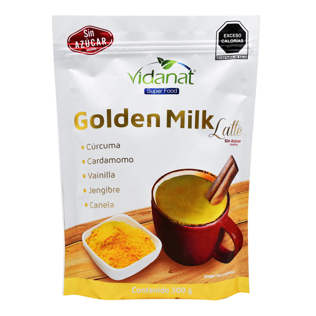 Golden Milk latte, sin azúcar 300G.