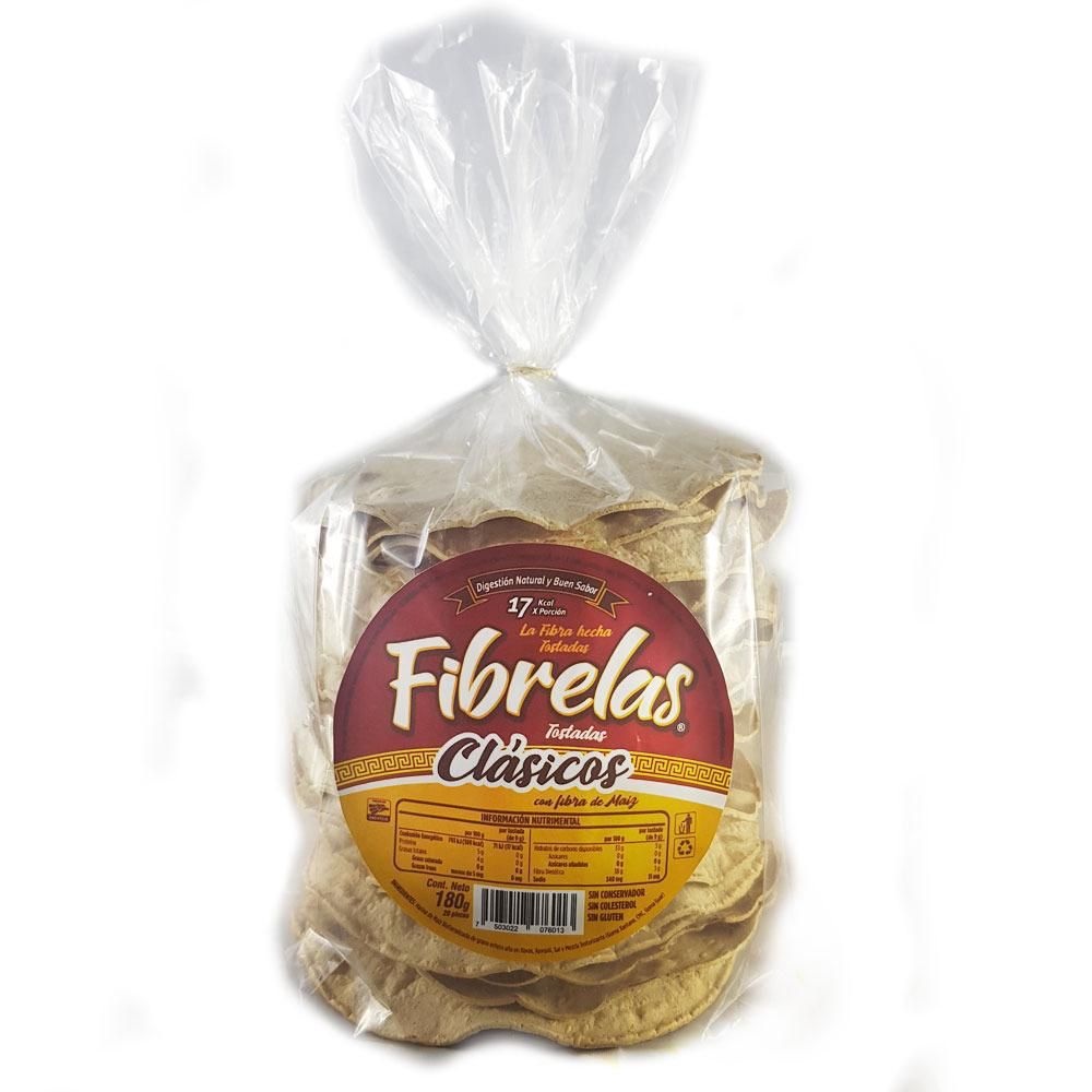 Tostadas altas en fibra, fibrelas 180g.