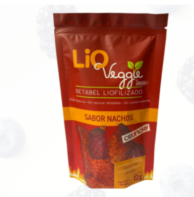 Betabel Liofilizado Sabor Nachos 12g.