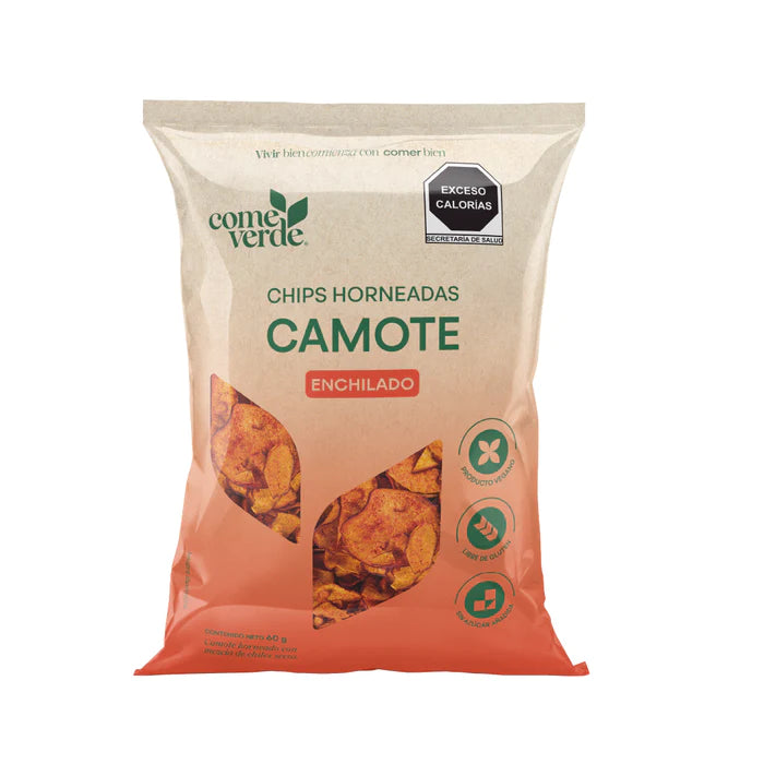 Camote enchilado, Come verde 60g