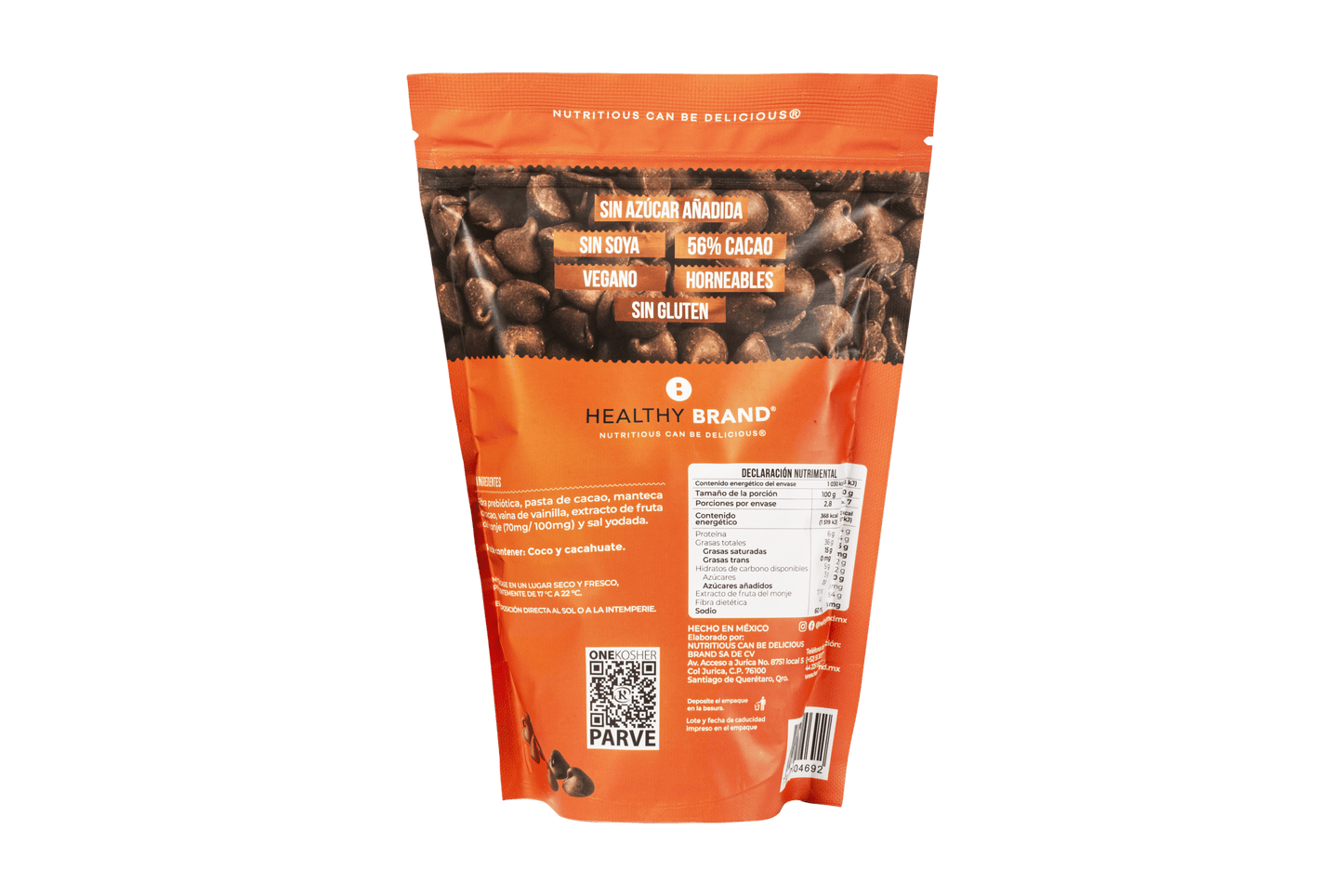 Chispas de Chocolate sin azúcar, 280g