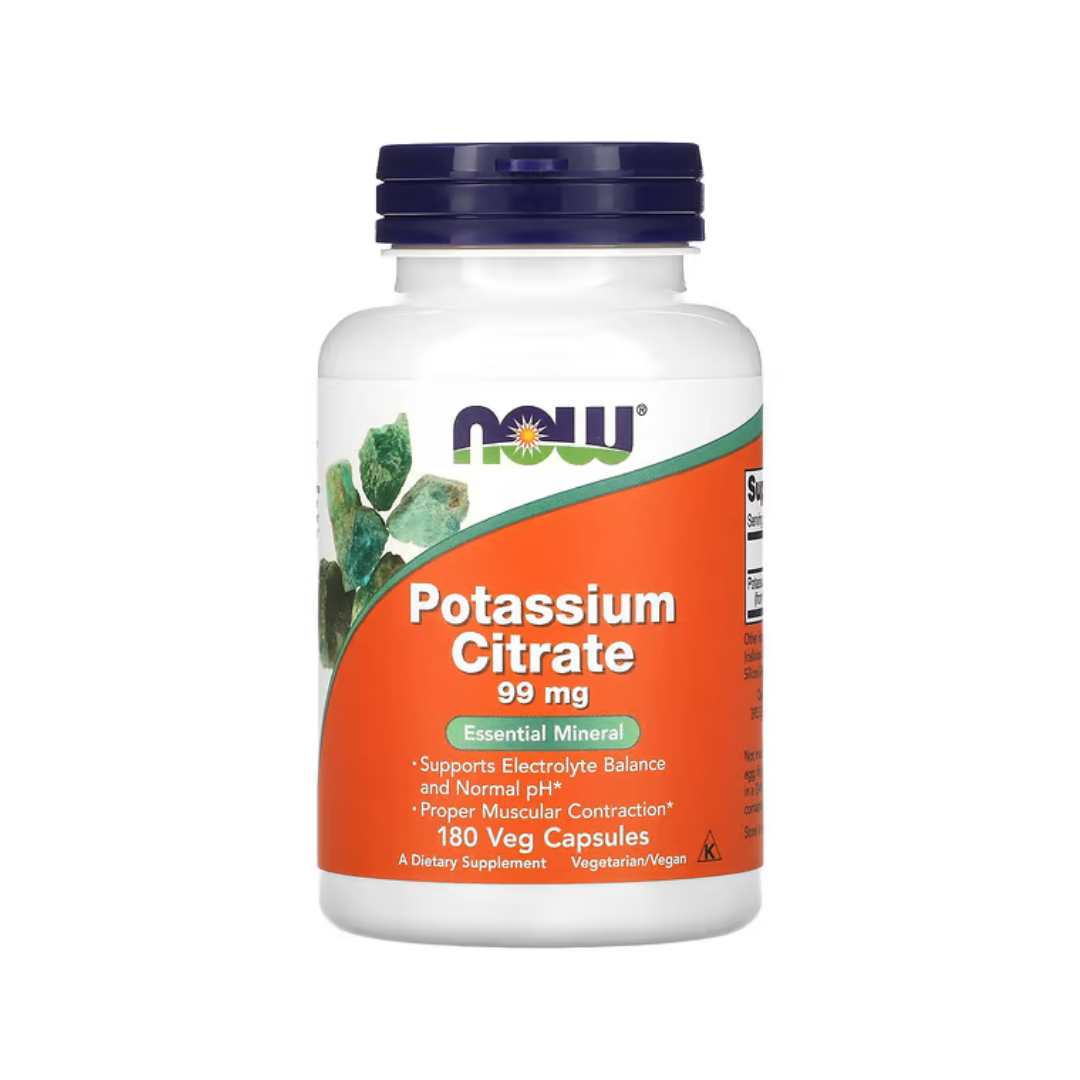 Citrato de Potasio 99mg 180 cápsulas.