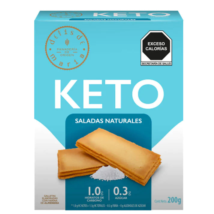Galletas Saladitas Keto, Delis de Maria 200g.