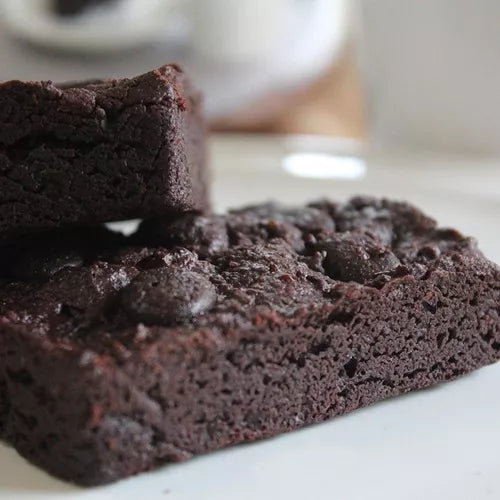 Brownie con 2g net carbs, keto.