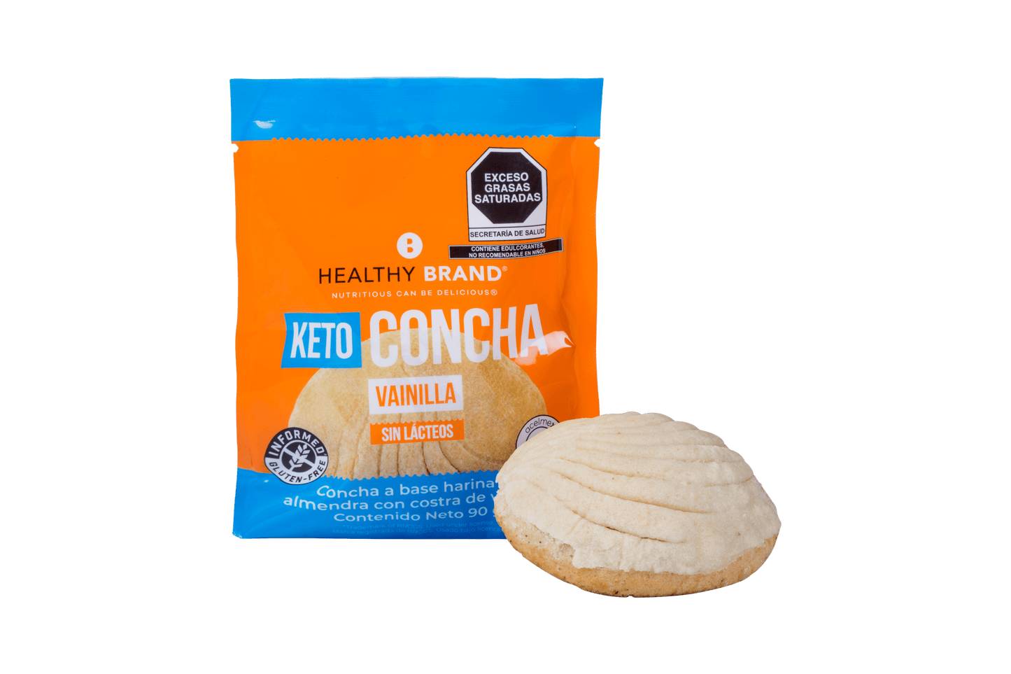 Concha de Vainilla, Low carb Keto