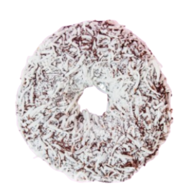 Dona de coco, sin gluten.