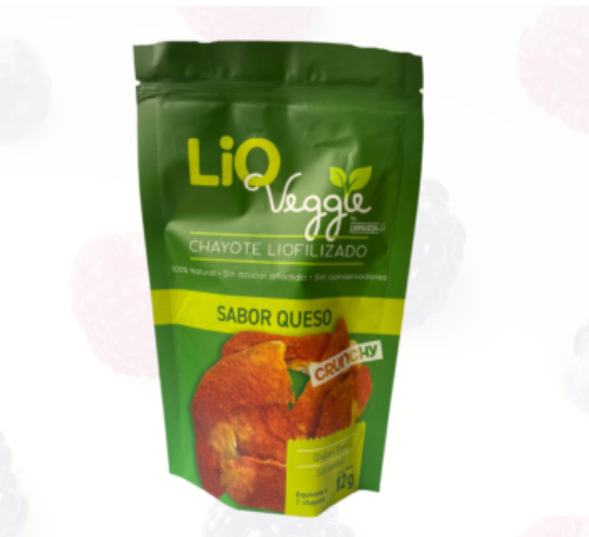 Chayote Liofilizado Sabor Queso, 12g.