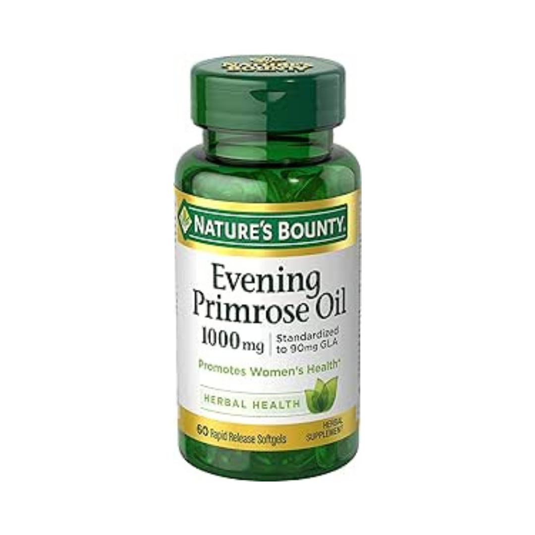 Aceite de onagra 1000 mg 60 cápsulas.