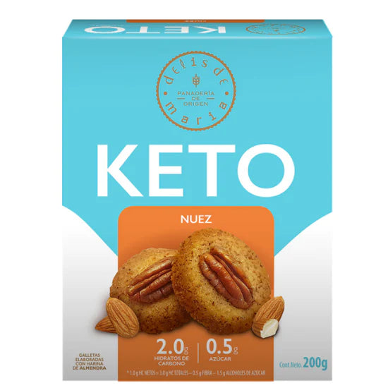 Galletas de nuez sin azúcar, Delis de Maria 200g.