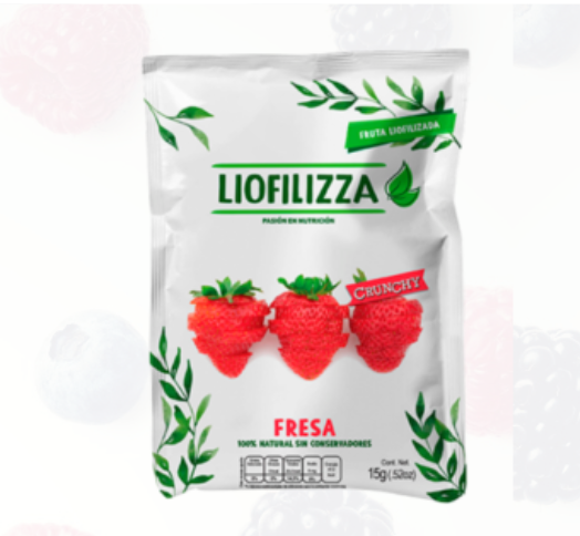 Fresa Liofilizada, 15g.