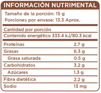 Crema de avellana con cacao sin azúcar añadida, Smuud´s 200g.