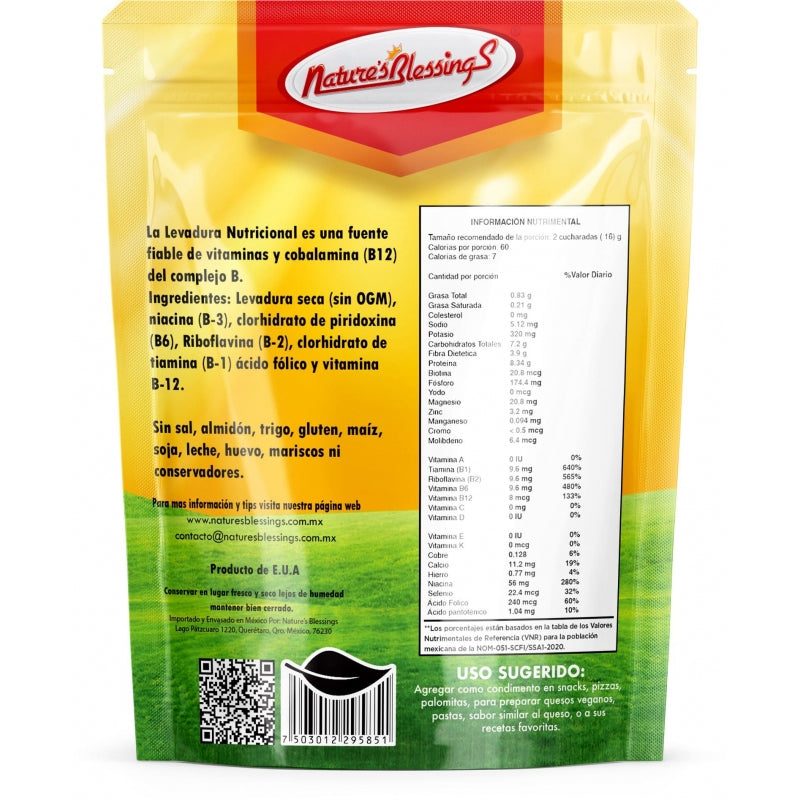 Levadura nutricional Hojuelas pequeñas 200g
