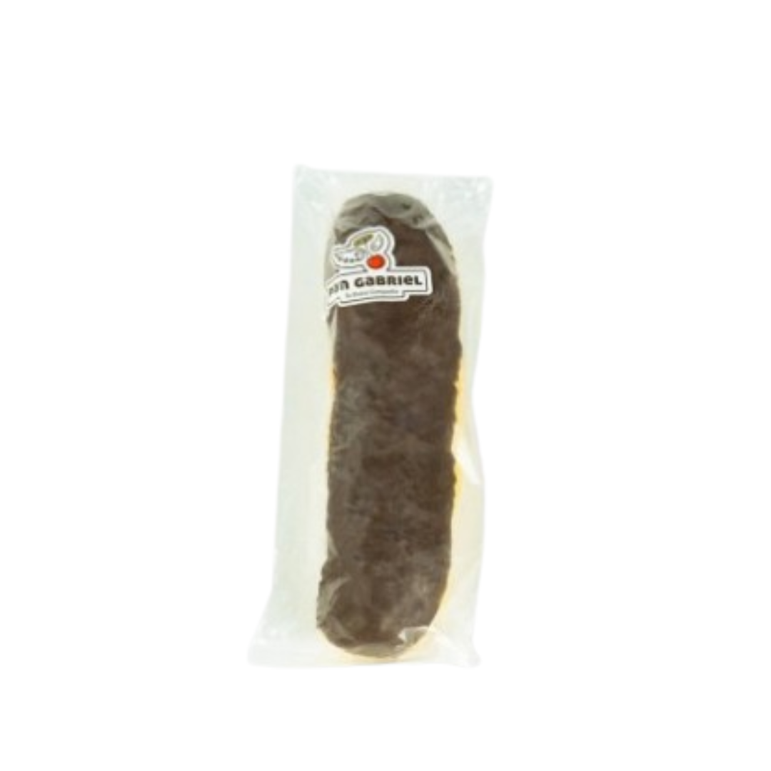 Tipo Negrito sin gluten y azúcar, pan gabriel.