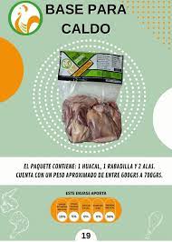 Base para caldo de Pollo, libre de acelerantes.