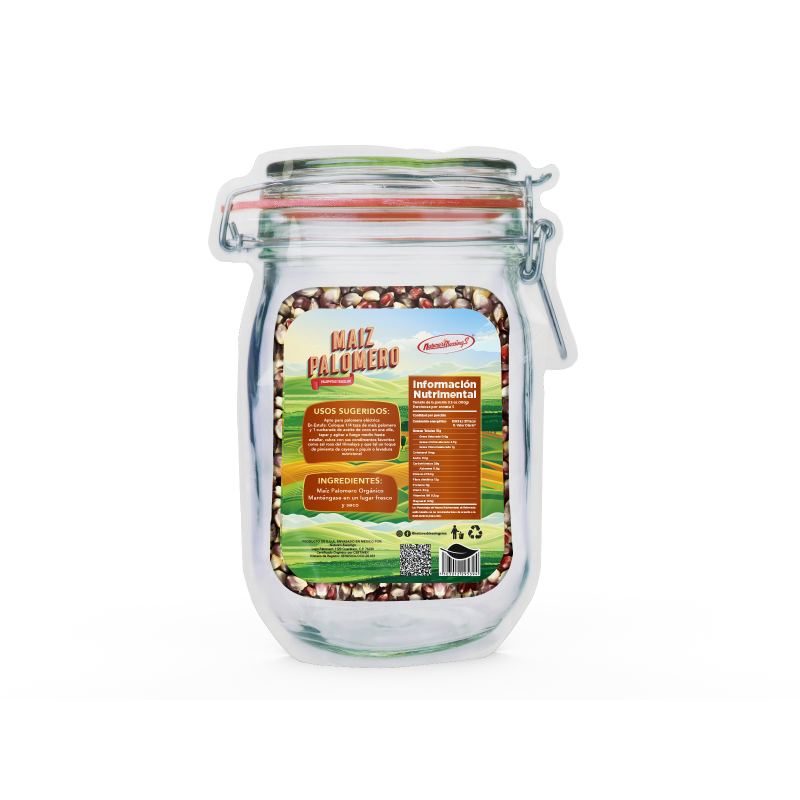 Maíz Palomero Organico Tricolor, Nature Blessing 500g
