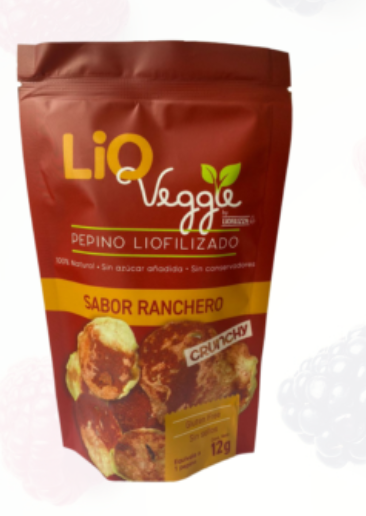 Pepino Liofilizado Sabor Ranchero. 12g.