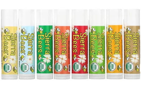 Balsamo para labios con cera de abeja orgánico, Sierra Bees 1 pieza.