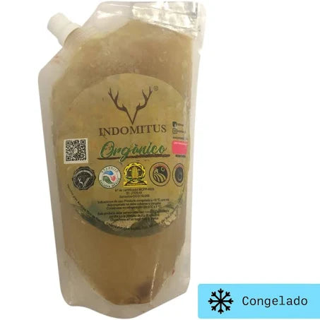 Caldo de hueso de pollo Bone Broth Indomitus, 500ml.