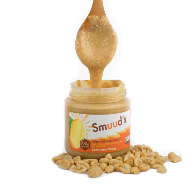Crema de cacahuate sin azúcar añadida Smuud´s 200g.