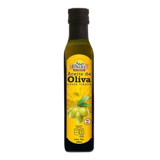 Aceite de oliva extra virgen, San miguel 250ml.