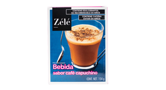 Polvo para preparar bebidas sabor café capuchino, 1 sobre zelé