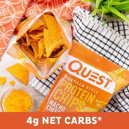 Chips con proteína sabor Nacho, Quest 32g