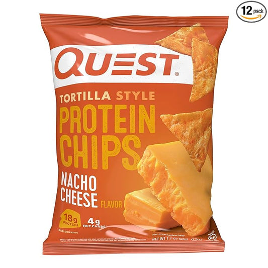 Chips con proteína sabor Nacho, Quest 32g