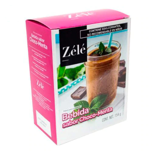 Polvo para preparar bebidas sabor Choco- menta, 1 sobre Zelé.