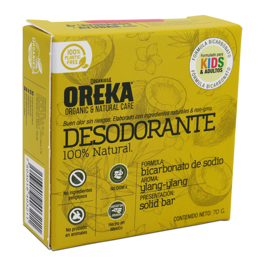 Desodorante sin químicos, 100% Natural Bicarbonato de sodio - Ylang