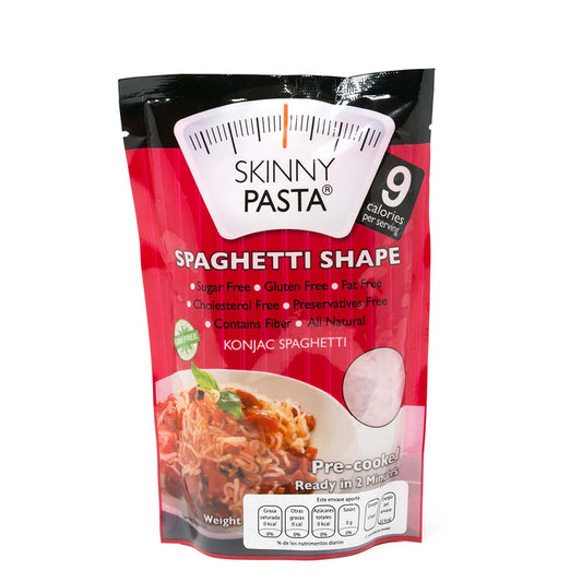 Spaghetti sin Carbs ni gluten, skinny Pasta.