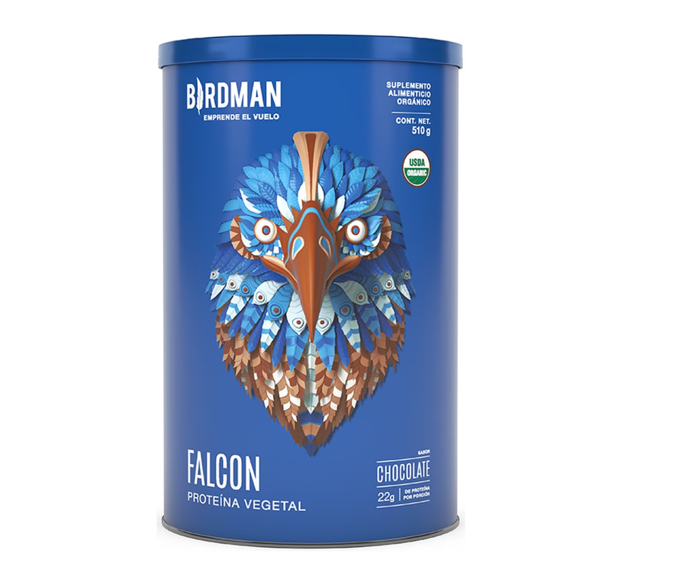 Falcon Proteína sabor Chocolate 510 g - 17 Servicios