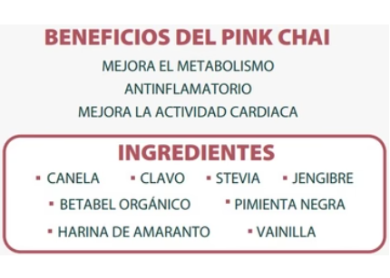 Obleas De Amaranto sin azúcar sabor Pink Chai,  Amarea